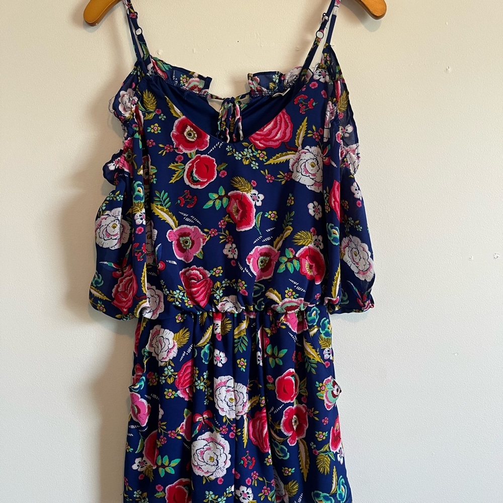 Floral Off the Shoulder Romper